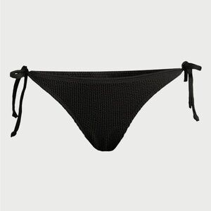 No Boundaries Women's Crinkle Side Tie Bikini Bottom